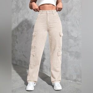 Light beige pants from SHEIN. Love the them!! New and not used.